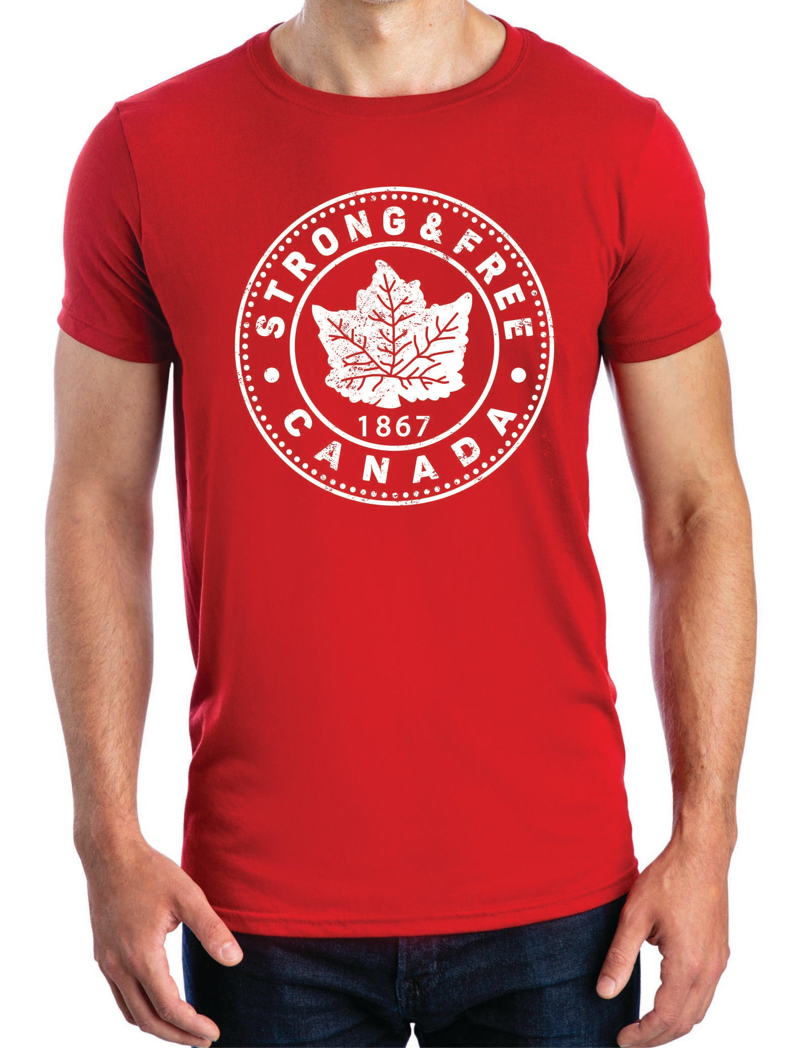 T-shirt à logo Strong &amp; Free™ pour homme